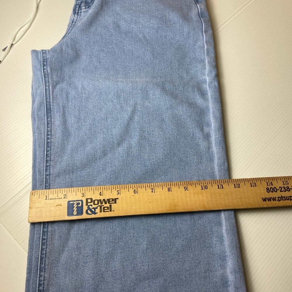 Flamingals Light Wash High Waisted Drawstring Jeans NWT Size S (4/6 women) - Picture 8 of 14